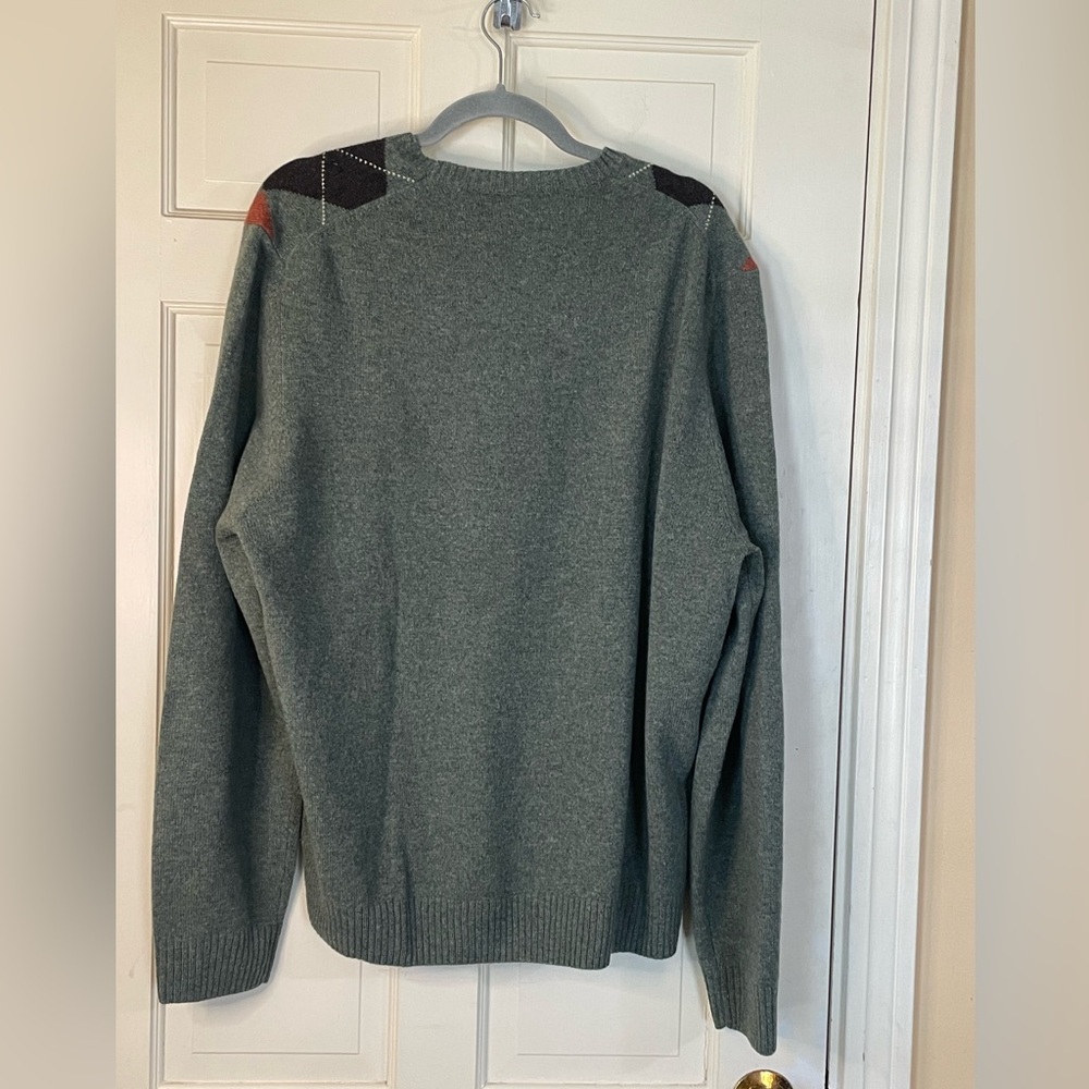 Brooks Brothers Sweater XL Green Argyle Scottish Lambswool - Picture 6 of 9